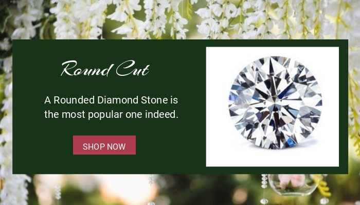 Round cut diamond stone