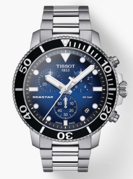 Tissot Seastar Blue Chronograph