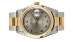 ROLEX  *PRE-OWNED* DATEJUST 18KY AND STAINLESS