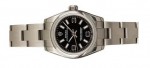 ROLEX  *PRE-OWNED* OYSTER PERPETUAL BLACK DIAL