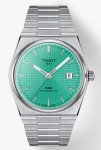 TISSOT 40MM STAINLESS PRX POWERMATIC 80 MINT GREEN DIAL