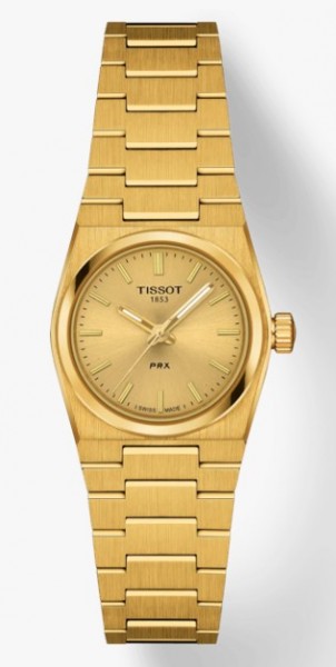 TISSOT LADIES ALL YELLOW TONE 25MM PRX