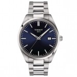 Tissot 40mm PR100 Stainless Steel with Blue Dial
