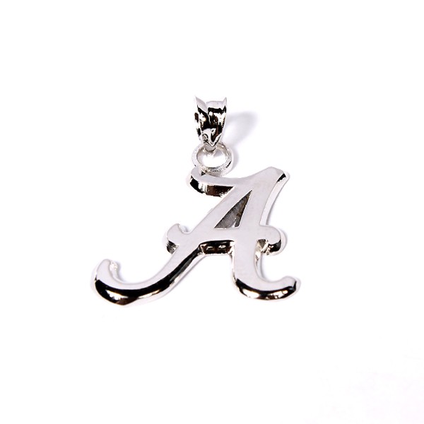 University Of Alabama Sterling Silver Spirit A Pendant (Medium)