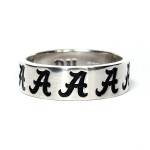 Sterling Silver University Of Alabama Spirit A Ring