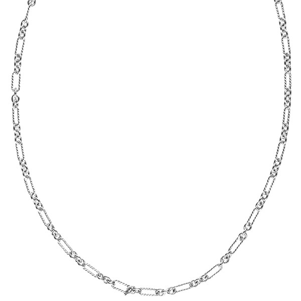 VAHAN STERLING SILVER LINK CHAIN 18 INCH