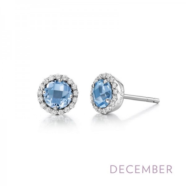 December Birthstone Earrings