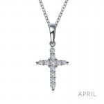 April Birthstone Necklace