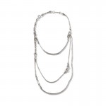 John Hardy Sterling Silver Classic Chain Remix Hero Transformable Necklace, 34