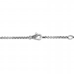 JOHN HARDY STERLING SILVER CLASSIC HAMMERED MINI ROLO INTERLINKING CHAIN