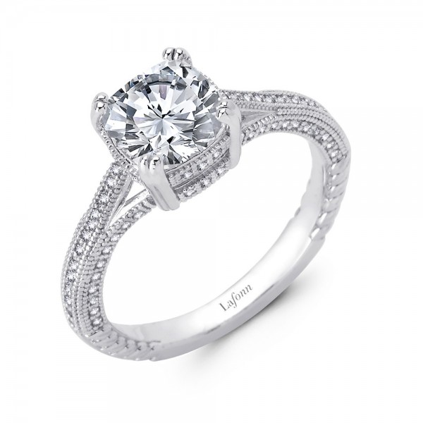 Round Engagement Ring