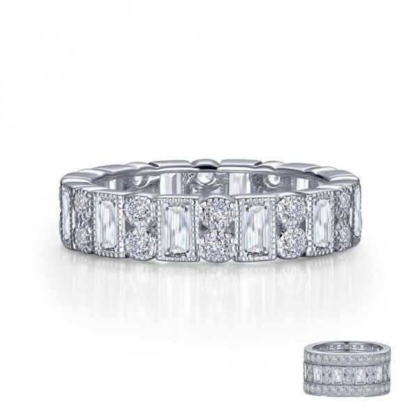 Alternating Eternity Band