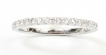 14K White Gold .34Ctw Diamond Band (26 Diamonds)