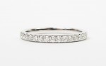14K White Gold .25Ctw Diamond Band