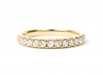 14K YELLOW GOLD .38CTA DIAMOND BAND