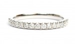 14K WHITE GOLD DIAMOND BAND