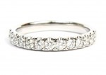 14K WHITE GOLD DIAMOND BAND