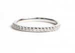 14K WHITE GOLD DIAMOND BAND