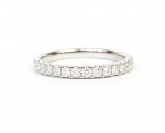 14K WHITE GOLD DIAMOND BAND