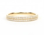 14K YELLOW GOLD DIAMOND BAND