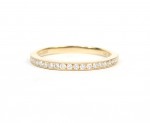 14K YELLOW GOLD DIAMOND BAND