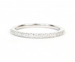 14K WHITE GOLD DIAMOND BAND