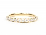 14K YELLOW GOLD DIAMOND BAND