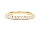 14K YELLOW GOLD DIAMOND BAND