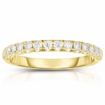 14K YELLOW GOLD .30CTW DIAMOND BAND