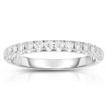 14K WHITE GOLD DIAMOND BAND