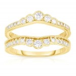 14K YELLOW GOLD DIAMOND JACKET