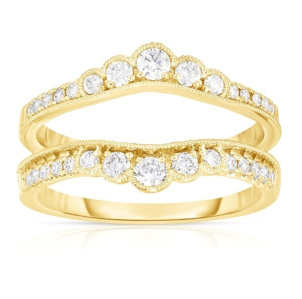 14K YELLOW GOLD DIAMOND JACKET