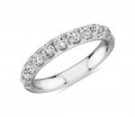 14K WHITE GOLD 1.00CTW DIAMOND BAND