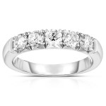 14K WHITE GOLD DIAMOND BAND
