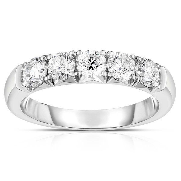 14K WHITE GOLD DIAMOND BAND
