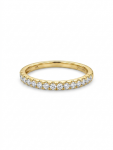 14K YELLOW GOLD DIAMOND BAND
