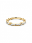14K YELLOW GOLD DIAMOND BAND