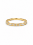 14K YELLOW GOLD DIAMOND BAND