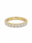 18K YELLOW GOLD DIAMOND BAND