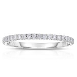 14K WHITE GOLD DIAMOND ETERNITY BAND