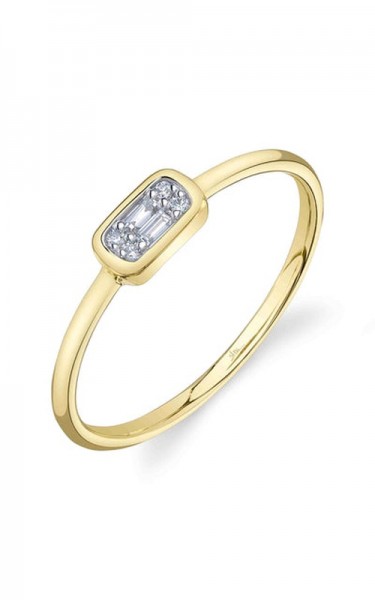 14K YELLLOW GOLD BAGUETTE DIAMOND RING