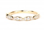 14K YELLOW GOLD DIAMOND STACKABLE BAND