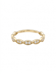 14K YELLOW GOLD DIAMOND STACKABLE BAND