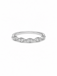 14K WHITE GOLD DIAMOND STACKABLE BAND