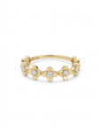 14K YELLOW GOLD DIAMOND STACKABLE BAND