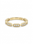 14K YELLOW GOLD DIAMOND STACKABLE RING