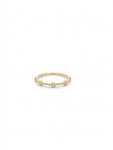 14K YELLOW GOLD DIAMOND STACKABLE RING
