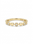 14K YELLOW GOLD DIAMOND STACKABLE RING