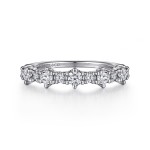 14K WHITE GOLD DIAMOND BAND