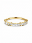 14K YELLOW GOLD DIAMOND STACKABLE BAND